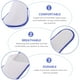 thumbnail image 3 of FELTECHELECTR 10 pares de pantuflas desechables sencillas para hotel, de viaje., 3 of 7