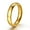 Gold, variant on Men/Women Classic Plain Ring, 2/4/6/8mm Wedding Band, Gold Plated/Stainless Steel/Black