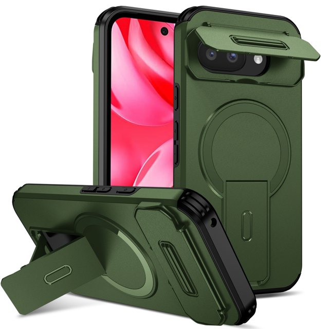 Funda GANGXUN para Google Pixel 9A – Magnética Antigolpes con Soporte y Protección Doble