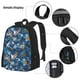 thumbnail image 3 of Easygdp Hawaiian Style Mochila para Niños y Niñas con Set de Caja de Almuerzo y Estuche para Lápices 3 en 1, Mochila Escolar Estampada para Adolescentes, 3 of 7