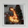 thumbnail image 4 of Northlight Lighted Reindeer Window Silhouette Christmas Decoration - 18", 4 of 9
