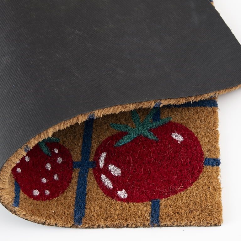 Mainstays Tomato Grid Coir Doormat, 18 in x 30 in - Walmart.com