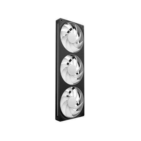 NZXT F360 RGB Core - 360mm Single-Frame Case Fan Unit with 3 x 120mm RGB Fans and Fluid Dynamic Bearings - Black