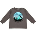 thumbnail image 3 of Inktastic Glacier National Park Montana Mountains Boys or Girls Long Sleeve Toddler T-Shirt, 3 of 5