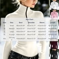 thumbnail image 2 of Ynynloco Women's Quarter Zip Pullover Polar Fleece Sweatshirts Long Sleeve Slim Fit High-Neck Jacket Warm Tops, 2 of 8