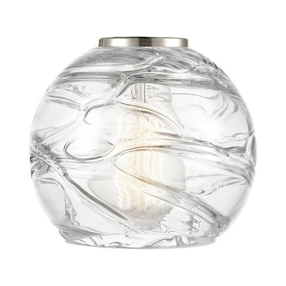 G1213-6-Innovations Lighting-Small Deco Swirl-Light Glass in Industrial Style-6 Inches Wide by 6 Inches High   Clear Finish