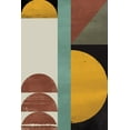 thumbnail image 2 of Williams, Gary 11x14 Black Ornate Wood Framed with Double Matting Museum Art Print Titled - Abstract Geometric IV, 2 of 4