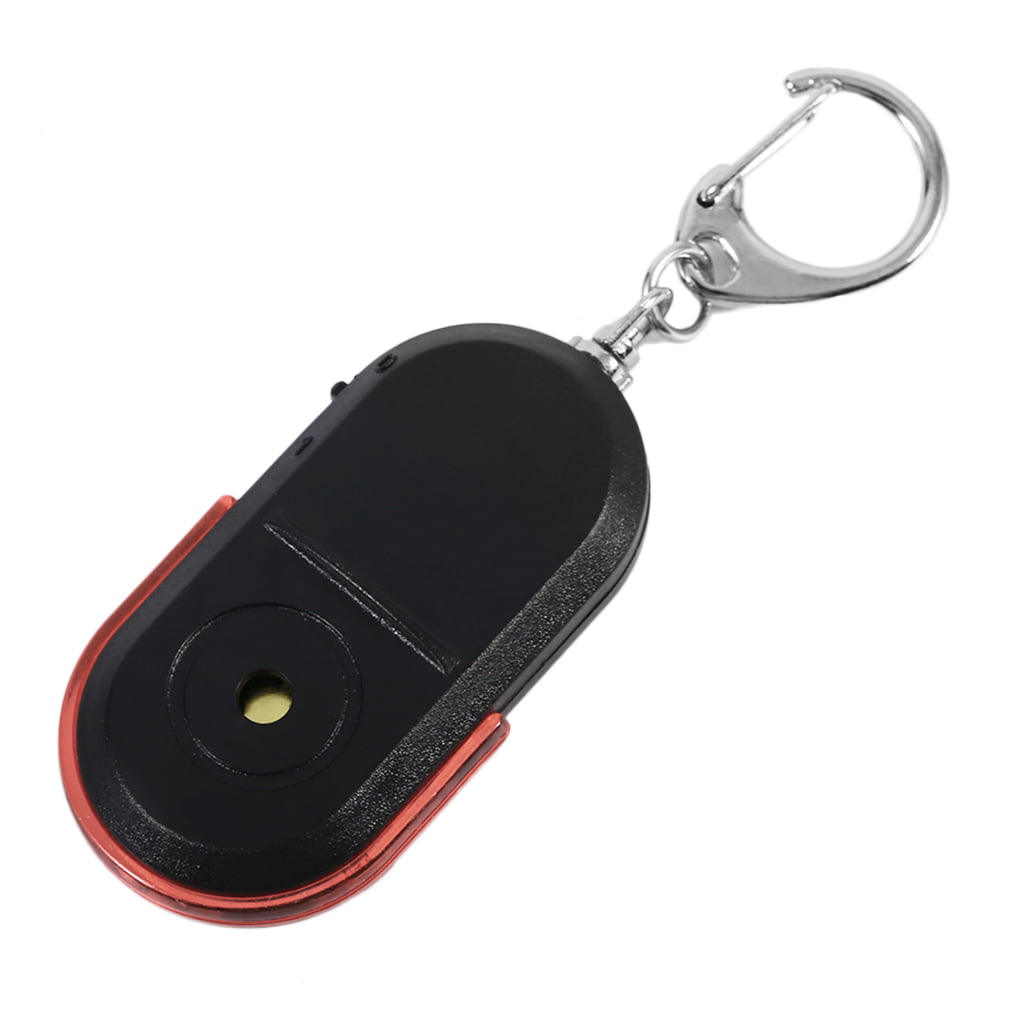 Portable Size Old People Anti-Lost Alarm Key Finder Wireless Useful Whistle Sound LED Light Locator Finder Keychain 