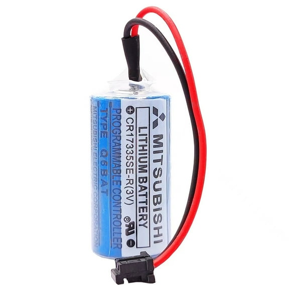 1Pcs CR17335SE-R/3V Q6BAT PLC 3V 1800mAh Li-ion Battery for Mitsubishi Q25PRHCPU Q170HBATC QNS FANUC System