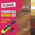 thumbnail image 2 of Laminate Floor Repair Kit, Professional, Wax System, Worktop, Heavy Duty Case, Scratch Repair Tools, 2 of 5