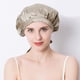 thumbnail image 5 of 2 piezas de gorro de seda, gorro de seda para dormir por la noche, envoltura ajustable para el cabello para dormir, 5 of 6