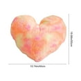 thumbnail image 3 of Heart Pillows, Love Heart Shaped Pillow, Small Cute Tie-dye Colorful Pillows for Gifts, Living Room Sofa Couch Decoration (Sky Blue), 3 of 6