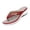 Red, variant on HTHLVMD Women's Embellished Thong Sandals, Comfort Platform Flip Flops, Breathe Arch Support Sandal for Women Casual Clip Toe Hollow Out Slippers Solid Platform Thong Sandals, Black 9