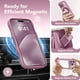 thumbnail image 4 of Funda de teléfono CAPRARO Cute para iPhone 15 Pro Max Black Currant, 4 of 8