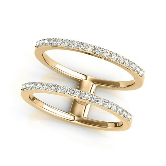 Aonejewelry 0.35 Carat Diamond Fashion Ring In 10K Yellow Gold