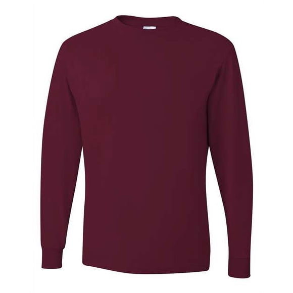Camiseta de manga larga Jerzees Dri-Power 50/50 Algodón/Poly Granate Grande