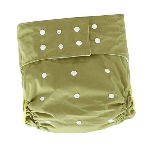 Ropa interior protectora perfecl pantalones de Pañales para adultos forro lavable transpirable tinta verde