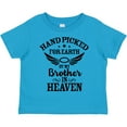 thumbnail image 3 of Inktastic Handpicked for Earth by My Brother in Heaven Angel Wings Boys or Girls Toddler T-Shirt, 3 of 5