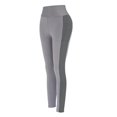 thumbnail image 3 of Lifting Leggings for Women with Pockets Tummy Control Workout Yoga Pants High Waisted Scrunch Booty Gym Running Athletic Tights Grey 00*yoga pants XL, 3 of 6