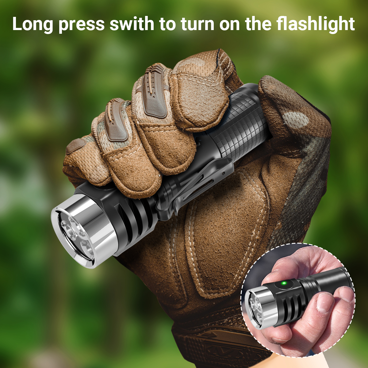 2pcs Super Bright USB Rechargeable LED Flashlight, 4Modes with Three Wicks and Magnetic Bases, EDC Pocket Working Light with Diffuser Cover and Portable Clips for Camping, Emergency,Hurricane Outage