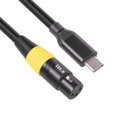 thumbnail image 3 of Type-C USB 2.0 Male to XLR 3 Pin Female Microphone Audio Cable Mic Adapter Cord, 3 of 10
