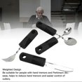 thumbnail image 2 of Weighted Silverware For Parkinsons Patients Arthritic Aid Hand Tremor Spoon Fork Knife Adaptive Utensil Set, 2 of 5
