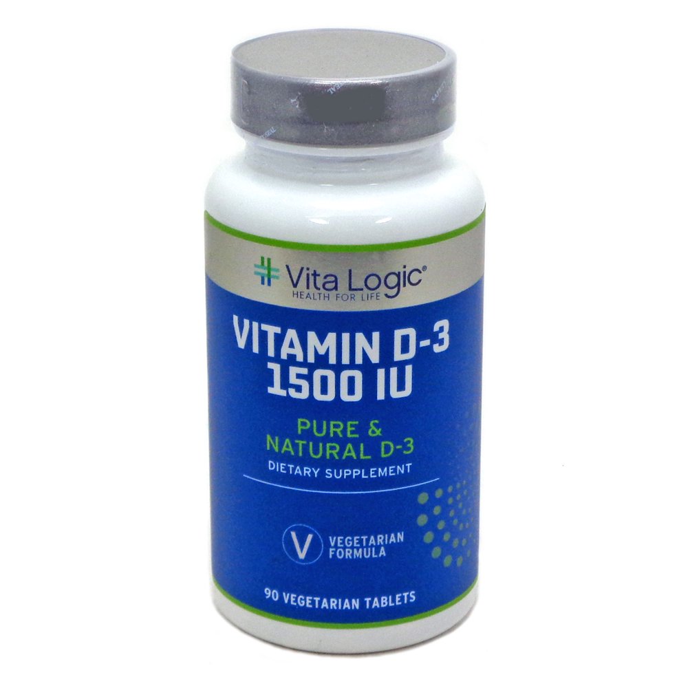 Vitamin D3 1500 IU by VitaLogic 90 Tablets