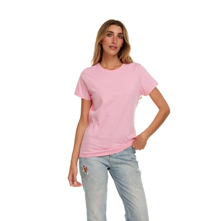 SOCKS NBULK 12 Pack of Womens T Shirts in Bulk Cotton Crew Neck Scoop Short Sleeve Tees Mix Colors Bulk