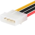 thumbnail image 3 of Cable de Poder BROBOTIX 2x SATA 4 pines Macho Molex Hembra 15cm, 3 of 5