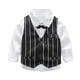 thumbnail image 3 of 3 Uds Niños Niños Caballeros Ropa Camisa Chaleco A Rayas Pantalones Conjunto-124517.01 Tmvgtek Caballero, 3 of 9