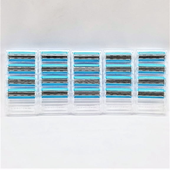 20 Count - Schick Hydro Silk 3 Razor Blades Refills for Women - Bulk