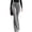 Light Gray, variant on Womens Corduroy Pants Flared Leg Solid Color Retro Style Dress Pants Soft Fabric Tummy Control Bell Bottom Fall Outfits Wine S