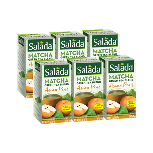 Salada Asian Pear Matcha Green Tea 20ct 6 pack