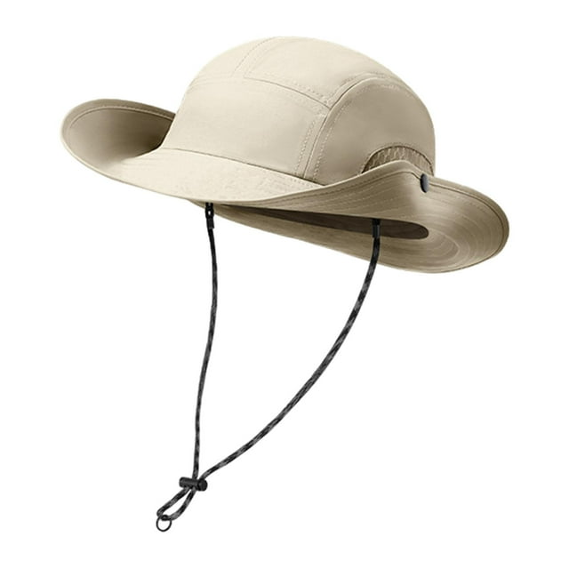 Tachiuwa Bucket Hat Breathable Portable Casual Sun Hat for Hiking Commuting Gardening L