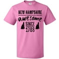 thumbnail image 3 of Inktastic New Hampshire Awesome Since 1788 T-Shirt, 3 of 5