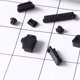 thumbnail image 5 of FELTECHELECTR 13 tapones antipolvo de silicona para puerto USB, a prueba de humedad, protectores de puerto de carga, de uso común para portátiles (negro), 5 of 6