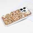 thumbnail image 5 of Compatible with iPhone 15 Pro Max Bling Diamond Case Fashion Luxury Glitter Shiny Crystal Rhinestones Case Sparkling 3D Heart Crown Flower and Butterfly Gemstone Case for Women and Girls, Gold, 5 of 14