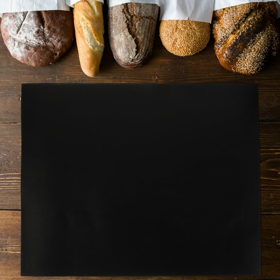 TAILTOSS Heat Resistant Baking Mat Black Silicone 4pcs