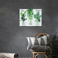 thumbnail image 5 of Bathroom Wall Art Tropical Botanical Canvas Prints Green Plant Painting Bathroom Pictures for Wall Relax Soak Unwind Signs Modern Artwork Home Decoration for Bathroom Bedroom 16"x12", 5 of 6