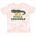 thumbnail image 3 of Inktastic In a While Crocodile with Cool Green Crock in Sunglasses Boys or Girls Toddler T-Shirt, 3 of 5
