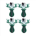 thumbnail image 3 of Injueey 4 piezas soporte de vajilla de Navidad decoración de de comedor fiesta de Año Nuevo Hotel café cubiertos regalos bolsa bolsa Kits de decoración para fiestas, 3 of 6