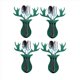 thumbnail image 4 of Wosthever 4 piezas soporte de vajilla de Navidad decoración de de comedor fiesta de Año Nuevo Hotel café cubiertos regalos bolsa bolsa Kits de decoración para fiestas, 4 of 6
