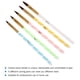 thumbnail image 4 of Juego de Pinceles de Nylon Ecomeon 5 Piezas Acrílico Nail Art Set Kit Herramientas, 4 of 6