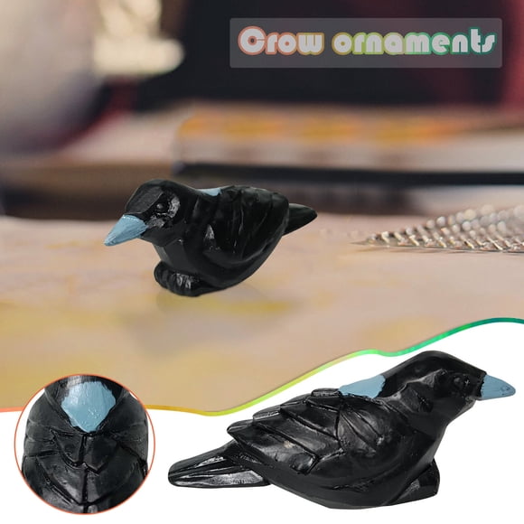 Up to 65% Off SMihono Creative Simulation Crow Ornaments Handicrafts Home Decoration Ornaments