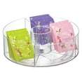 thumbnail image 3 of iDesign, Spinning Cabinet Organizer, Clear, 5 Compartments, 3 of 6
