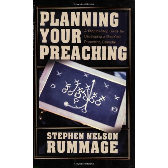 Pre-Owned Planning Your Preaching: A Step-By-Step Guide for Developing a One-Year Preaching Calendar (Paperback) 0825436486 9780825436482