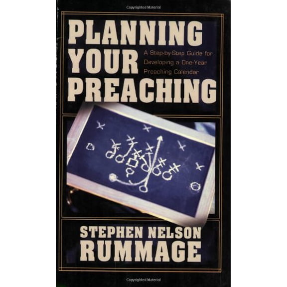 Pre-Owned Planning Your Preaching: A Step-By-Step Guide for Developing a One-Year Preaching Calendar (Paperback) 0825436486 9780825436482