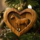 thumbnail image 4 of Christmas Animals Print Acrylic Hanging Christmas Gifts For Family Colleagues Christmas Tree Decoration, 4 of 8