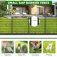thumbnail image 3 of 5 Panels Dog Fence for Yard, 33 in(H) X 12 ft(L) Decorative Garden Fencing Rustproof Metal Wire Panel, 3 of 5