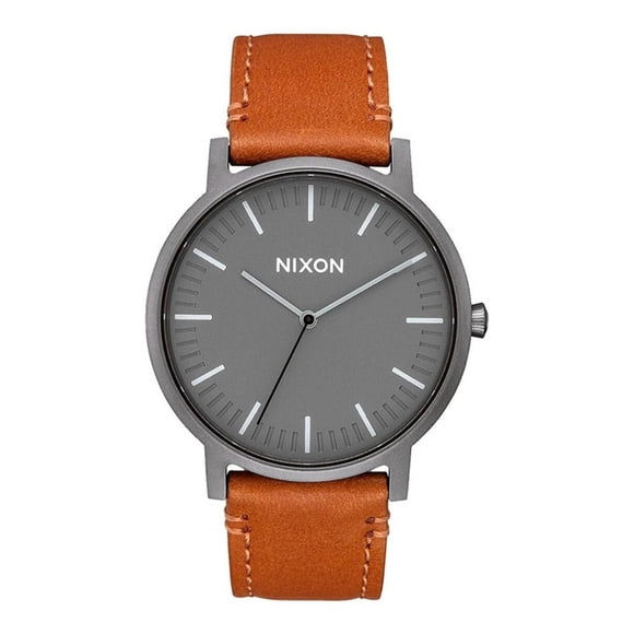 Reloj Nixon Unisex Porter Leather Gris A10582494